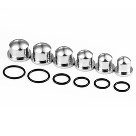 Casvort 6 PCS Unique 1mm Increments 7/16-5/8 Comfy Pain-free Single Flare Silver Dead Stretching Plugs, Hypoallergenic Stretching Bullet Piercing Tapers, Ear Lobe Stretching Kits.