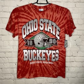 ’47 Ohio State Buckeyes Tie Dye Throwback Tee Mens M Scarlet ‘47 Vintage Tubular NWT