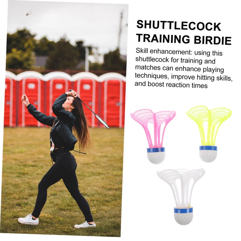 BESPORTBLE Set of 6 Wind Resistant Badminton Shuttlecocks Badminton Balls