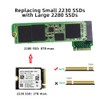 cablecc M-Key 22 x 30 mm NVME a 22 x