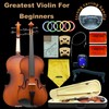 Crafteem Handcrafted Premium Violin Outfit for Kids Beginner, Student, and