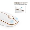 Vssoplor Wireless Mouse, 2.4G Slim Portable Computer Laptop Mouse with