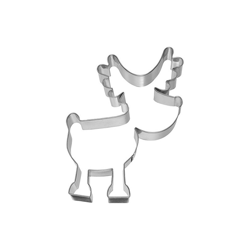Birkmann Rudolf 1010698810 Cookie Cutter, 13 cm, Plastic, Grey, 5