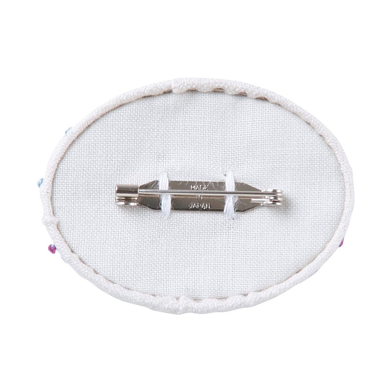 Olympus Thread OLY-K9082 French Embroidery Brooch Kit K9082 Blue