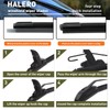 22"+22" Windshield Wiper Blades All-Season Durable and Stable Wiper Blades