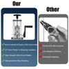 HAOYOO Wire Stripper Machine, Drill-Powered/Manual Two-In-One Wire Strippers Tool, Wire