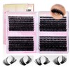 Lash Clusters D-Curly Individual Lashes Volume Eyelash Clusters Bulk zanlufly