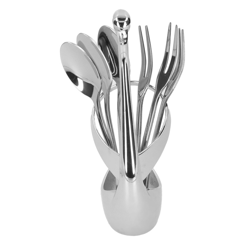 Stylish Tableware Storage Holder Rack Stainless Steel Fork Spoon Kitchen