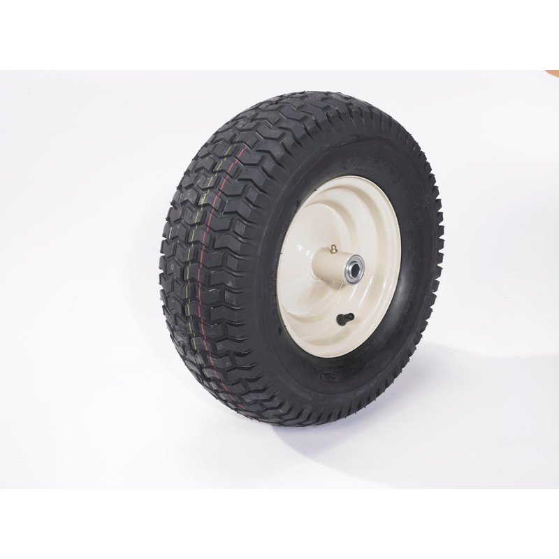 SCENIC ROAD Wheelbarrow Replacement Tire, 16" Wheel with Bearing and