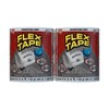 Flex Tape Rubberized Waterproof Tape, 4" x 5', Clear -