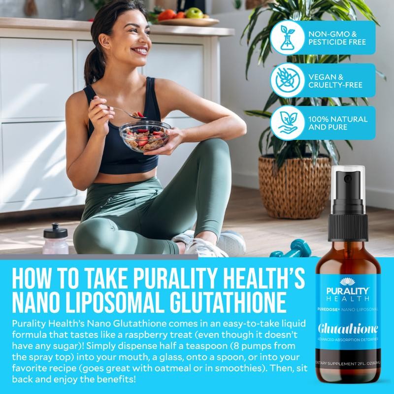 Purality Health Micelle Liposomal Liquid Nano Glutathione Supplement