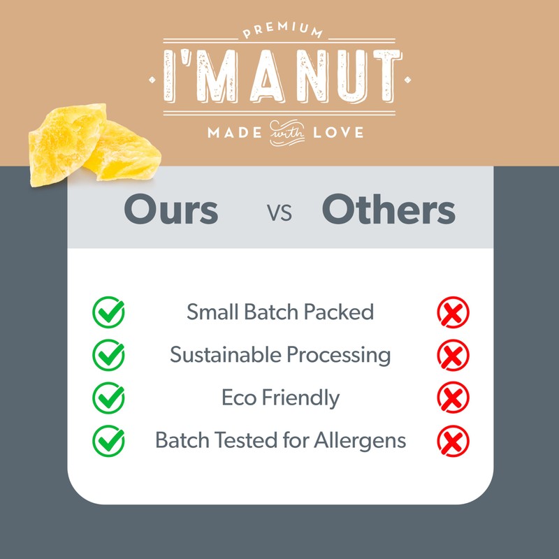 Premium Dried Pineapple Chunks 64oz | Non-GMO, Batch Tested Gluten