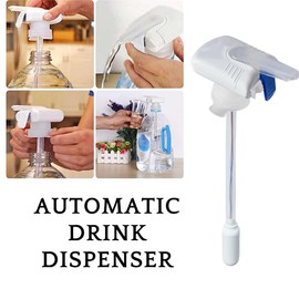 Automatic Drink Dispenser - Milk Dispenser for Fridge Gallon - Hands-Free Gallon Dispenser for Juice, Beverage- 3 Pack, White