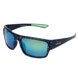 Body Glove Sea Breeze Sunglasses Rectangular, Navy and Green, 59 mm
