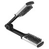 Boar Bristles Clamp Hair Brush Straightener No Electric,Hair Detangler Brush
