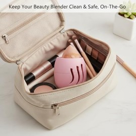 Makeup Sponge Holder, Compact Lightweight Accessory for Travel and Daily Use - Easy Access Silicone Sponge Holder