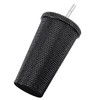 500ml Water Bottle Stainless Steel Rhinestone Decoration Vacuum Water Cup