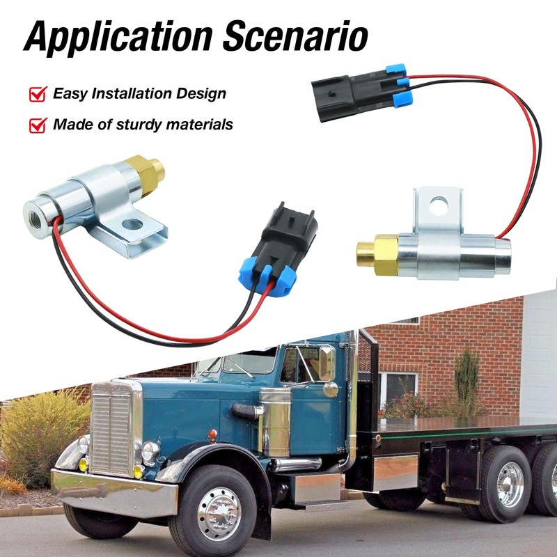 Zreneyfex 3551298C92 Fan Clutch Air Solenoid Valve, Replacement for Freightliner,