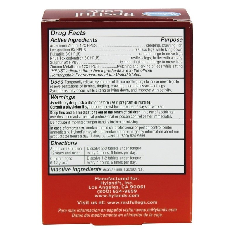 Hyland's Restful Legs Tablets 50 ea