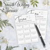30 Bridal Shower Game Cards - Trivia BRIDE & GROOM,