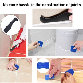 T TOVIA Caulk Remover Tool, Caulking Tool kit, Sealant Finishing Tools for Sink Joint Bathroom Kitchen Floor