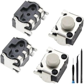 ZHUROUPU 4 Pcs L1 R1 Micro Switch Bumper Button Replacement for Steam Deck, L1 R1 Shoulder Trigger Button Accessories for Steam Deck SD1010 Console Malfunction Repair with Repair Tools