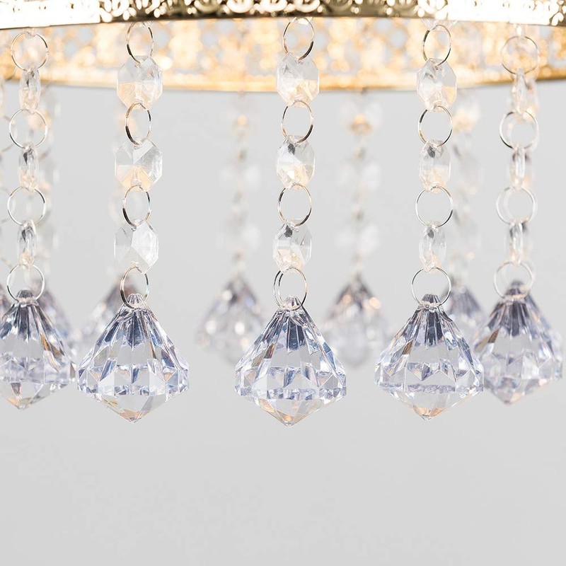 MiniSun | Modern Intricate Pattern Gold Ceiling Light Shade with