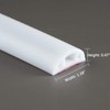 Bathroom Foldable Block water Stopper sealing strip shower threshold dam