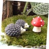CIYODO Garden Micro Landscape Ornament 3 Sets of Resin Miniature