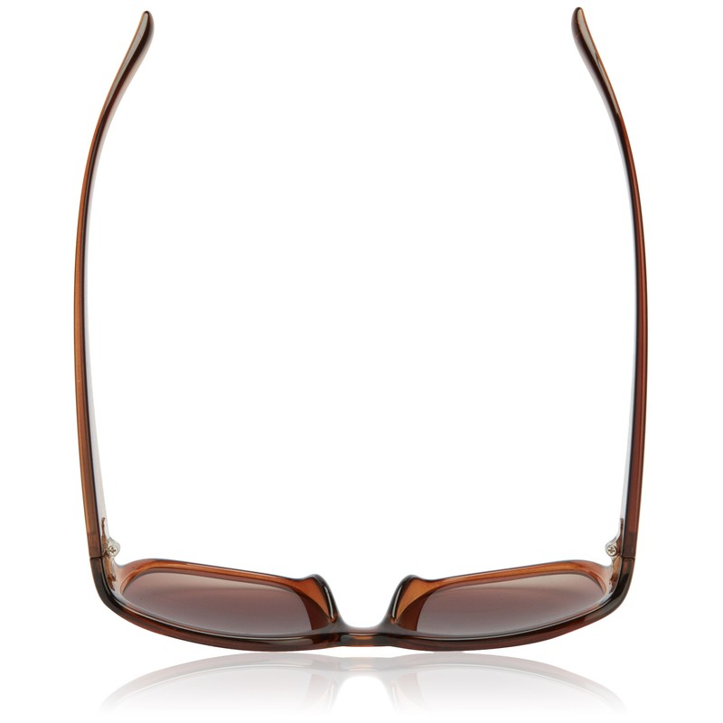 French Connection Ladies Women's Small Plastic Sunglasses, Brown, One Size