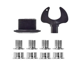 MTB Bike Crankset only Crank Cap/Bolts 1/2/3/4 PC Hollow Integral Part For IXF/SHIMANO Crank Lightweight - Number: 3 PC