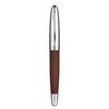 BEILUNER 318 Luxury Leather Pen, Hand-Stitched Premium Leather, Chrome-Plated Finish,