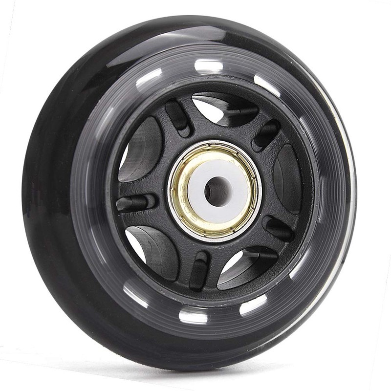 TOBWOLF 8 Pack 76mm 84A Inline Skate Wheels with ABEC-7