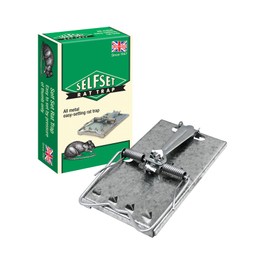 Selfset Rat Trap Kills Rats Galvanised Metal Strong, Quick Snap and Hold