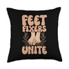 Feet Fixers Unite Foot Care Ankle Specialist Foot Surgeon Throw