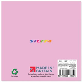 Stuff4 Nanny Mothers Day Card - Awesome Nannycorn - Happy Birthday Card for Nanny Grandma from Grandson Granddaughter, 145mm Unicorn Bday Greeting Cards