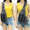 Peicees Unisex Chest Crossbody Sling Backpack Bag Travel Bike Gym