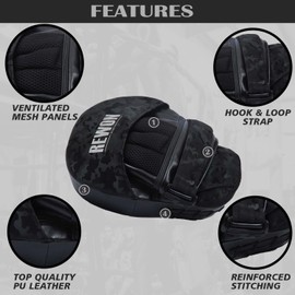 REWON Boxing Pads Hand Pads Boxing Punch Pads Focus Mitts for Kickboxing Thai Boxing Karate Boxing Padding Perfect Boxing Cushion Shock Absorption Hand Pad