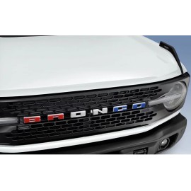 Ford OEM Bronco 2021-2024 TufSkinz® Red/White/Blue Grille Lettering VN2DZ9942528B