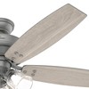 Hunter Fan 52 inch Casual Matte Silver Indoor Ceiling Fan