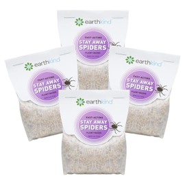 Stay Away Spiders Deterrent Pouches - Indoor Spider Deterrent for Attic, Crawl Space, Window Sill & More - with Plant-Based Ingredients & Essential Oils - 4-Pack