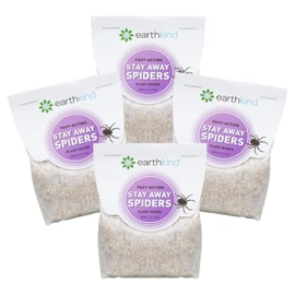Stay Away Spiders Deterrent Pouches - Indoor Spider Deterrent for Attic, Crawl Space, Window Sill & More - with Plant-Based Ingredients & Essential Oils - 4-Pack