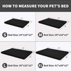 Panku Small 24inch Dog Bed, Dog Crate Pad, Durable Washable