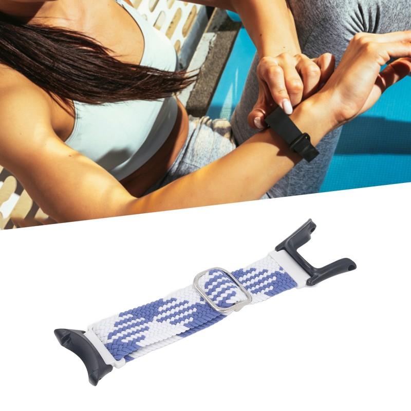 Nylon Weaving Watchband Adjustable Washable Breathable Lightweight Nylon Braided Watch