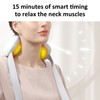 Cordless Neck Shoulder Massager Hot Compress Kneading Portable Electric Shoulder