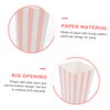 jojofuny Popcorn Storage Carnival Party Snack Buckets Portable 24pcs Paper