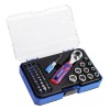 WORKPRO 42 PCS 1/4"Dr. Master Socket Set Metric w/ual Head
