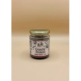 KoRo - Vegan Crunchy Protein Cream Cashew Raspberry 200 g - High Nut Content - No Palm Oil - Vegetable Protein Source