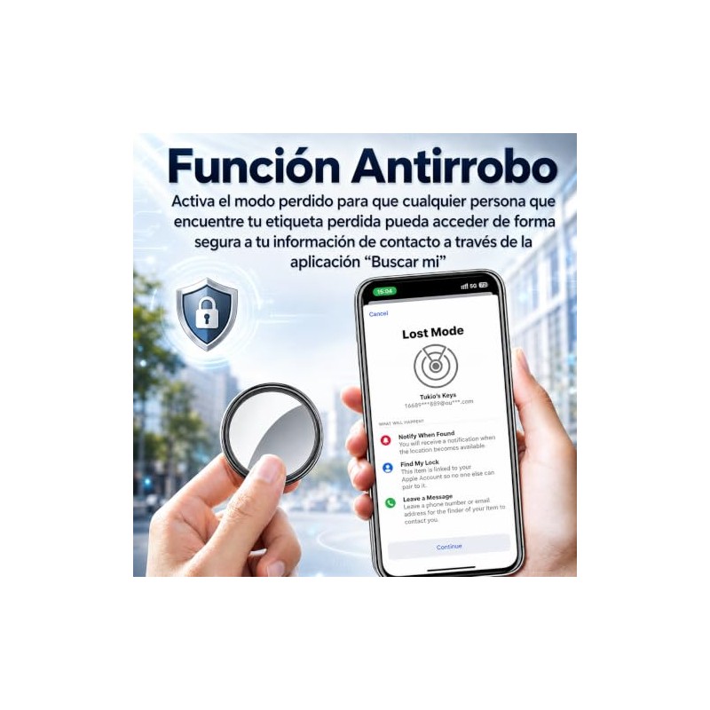 [Certificación Apple MFi] Smart Finder 4 Pack Compatible con Apple