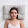JAJU Cotton Washable Cervical Support Pillow 50x30cm Grey
